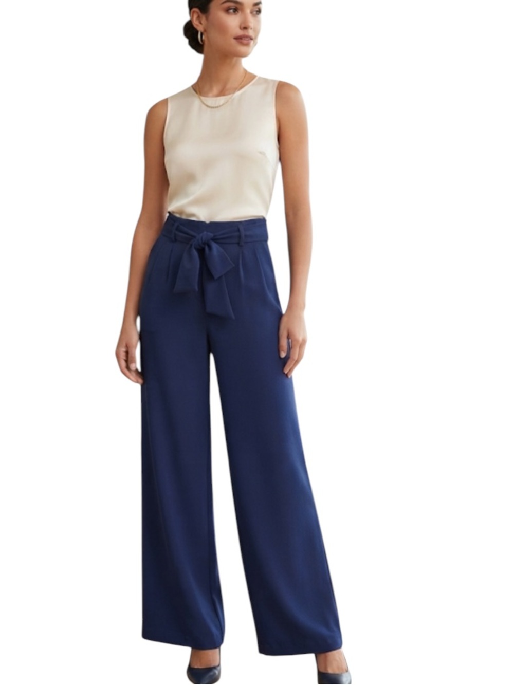 WINDSOR Summer Dress Pants bleu size S in excellent condition